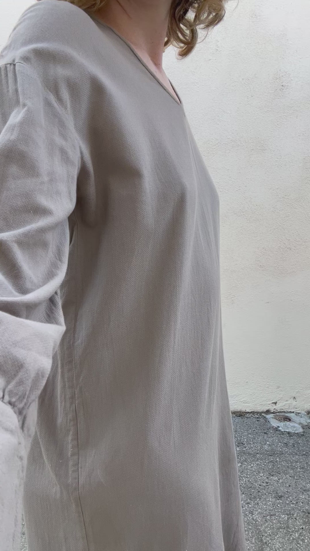 Cosmic Wonder Light Source Japan Beige Cotton Dress