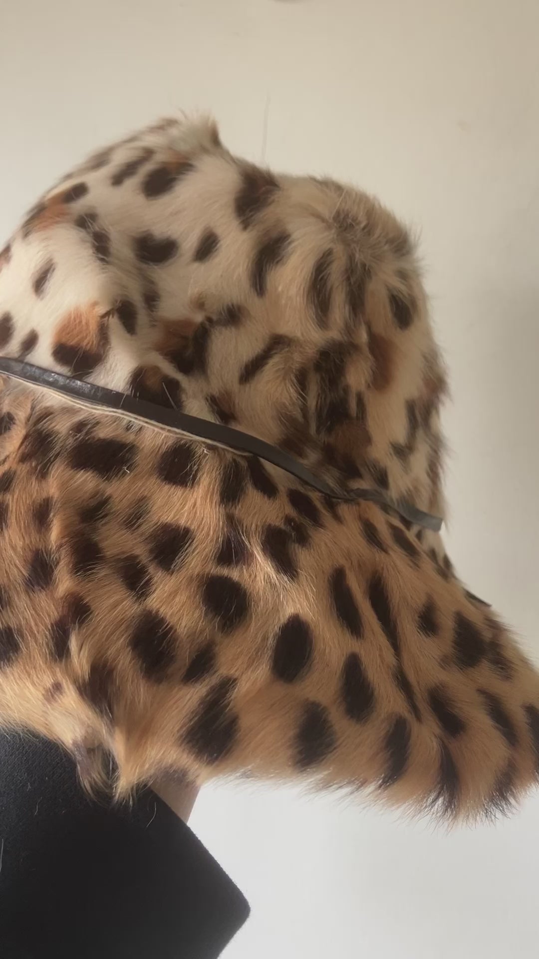 Vintage Vera Pelliccia Barney’s NY Cheetah Hat