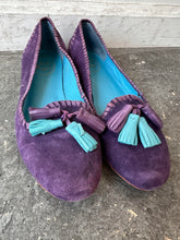 Jack Rogers Purple Suede Flats