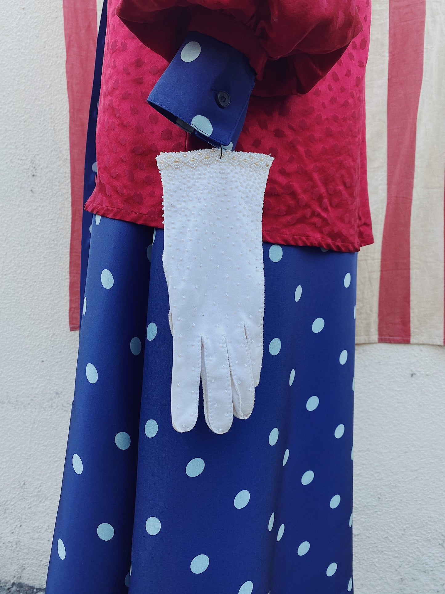 Beaded Garden Party Gloves - The Curatorial Dept.