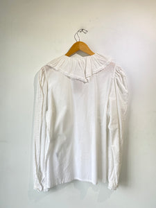 Vintage Laura Ashley White Eyelet Top - The Curatorial Dept.