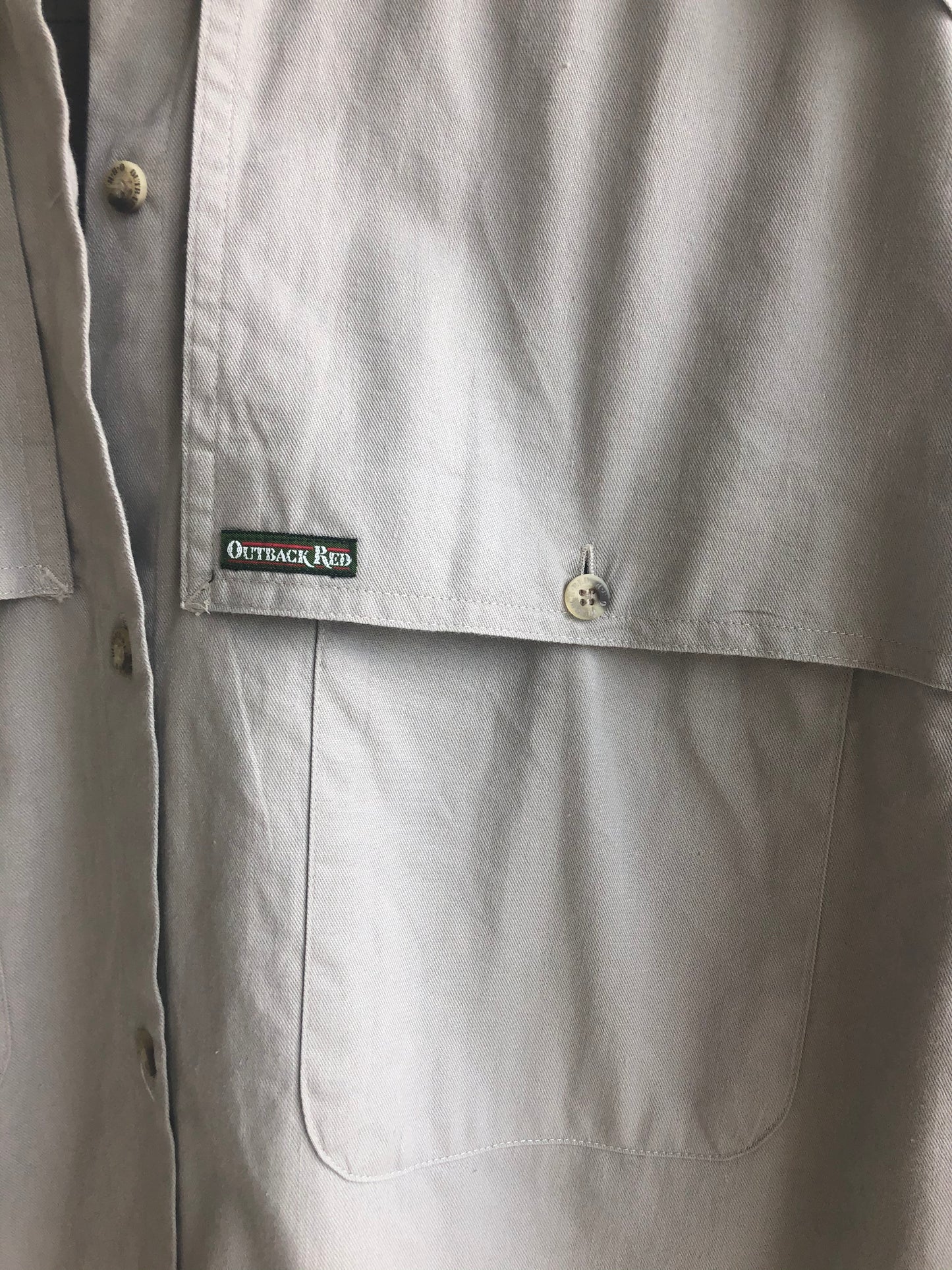 Vintage Outback Red Khaki Shirt - The Curatorial Dept.