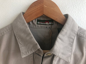 Vintage Outback Red Khaki Shirt - The Curatorial Dept.