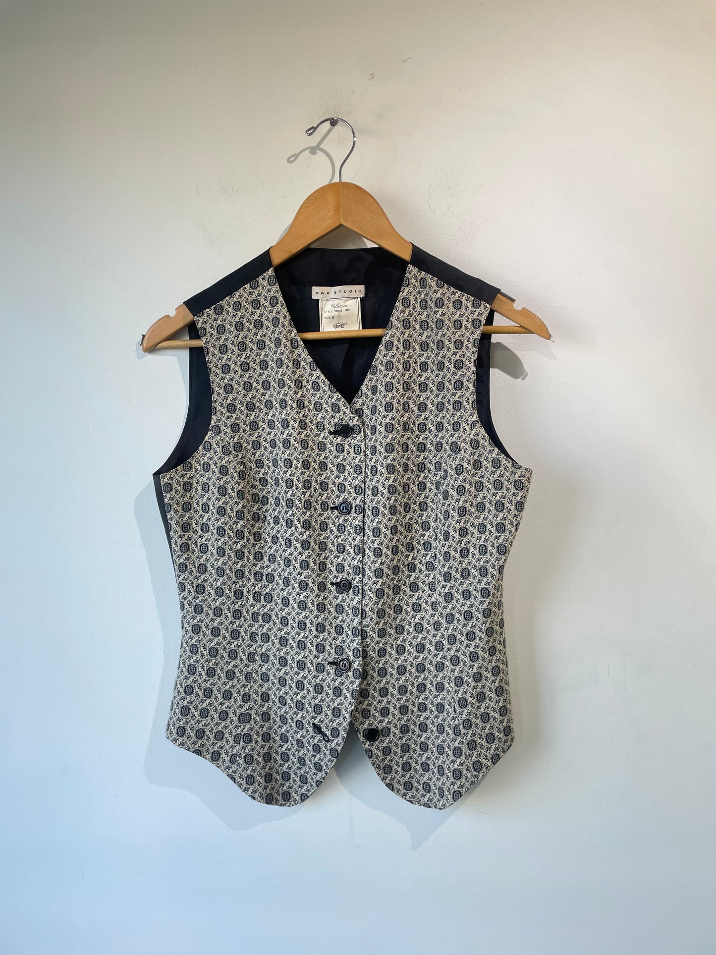 Vintage Max Studio Vest - The Curatorial Dept.