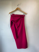 Vintage Romeo Gigli Asymmetrical Rouge Wool Bodycon Dress