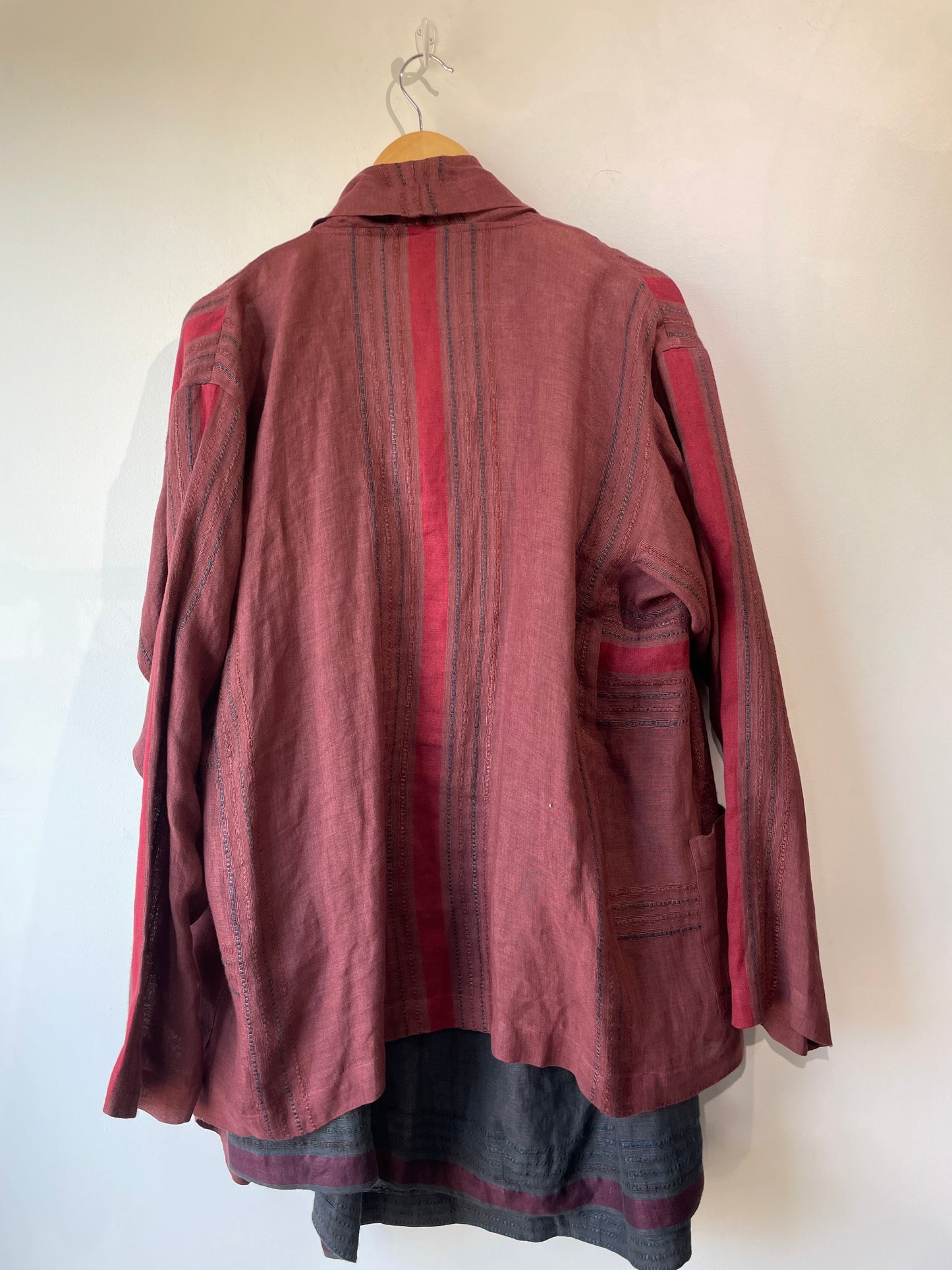 Vintage Shirin Guild Matching Linen Set - The Curatorial Dept.