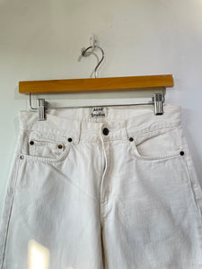 Acne Studios White Jeans