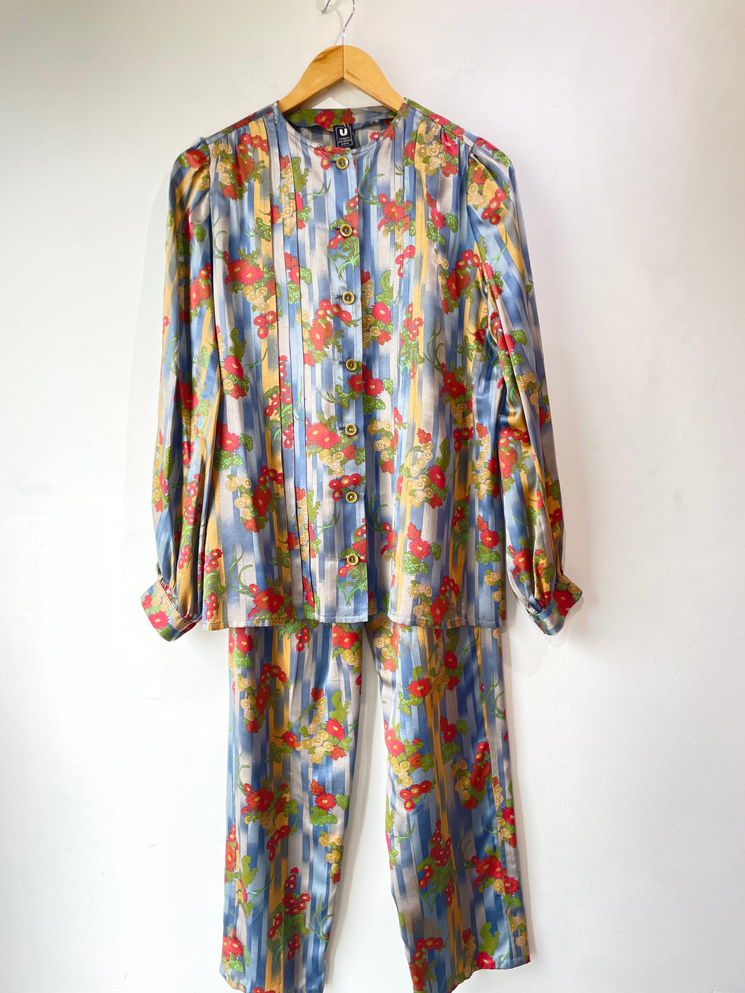 Vintage Ungaro Parallele Two-Piece Floral Set