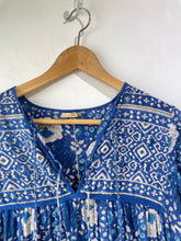 Matta Blue Block Print Dress