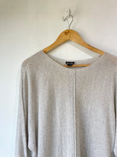 Steven Alan Grey Linen Sweater with Attached Skirt