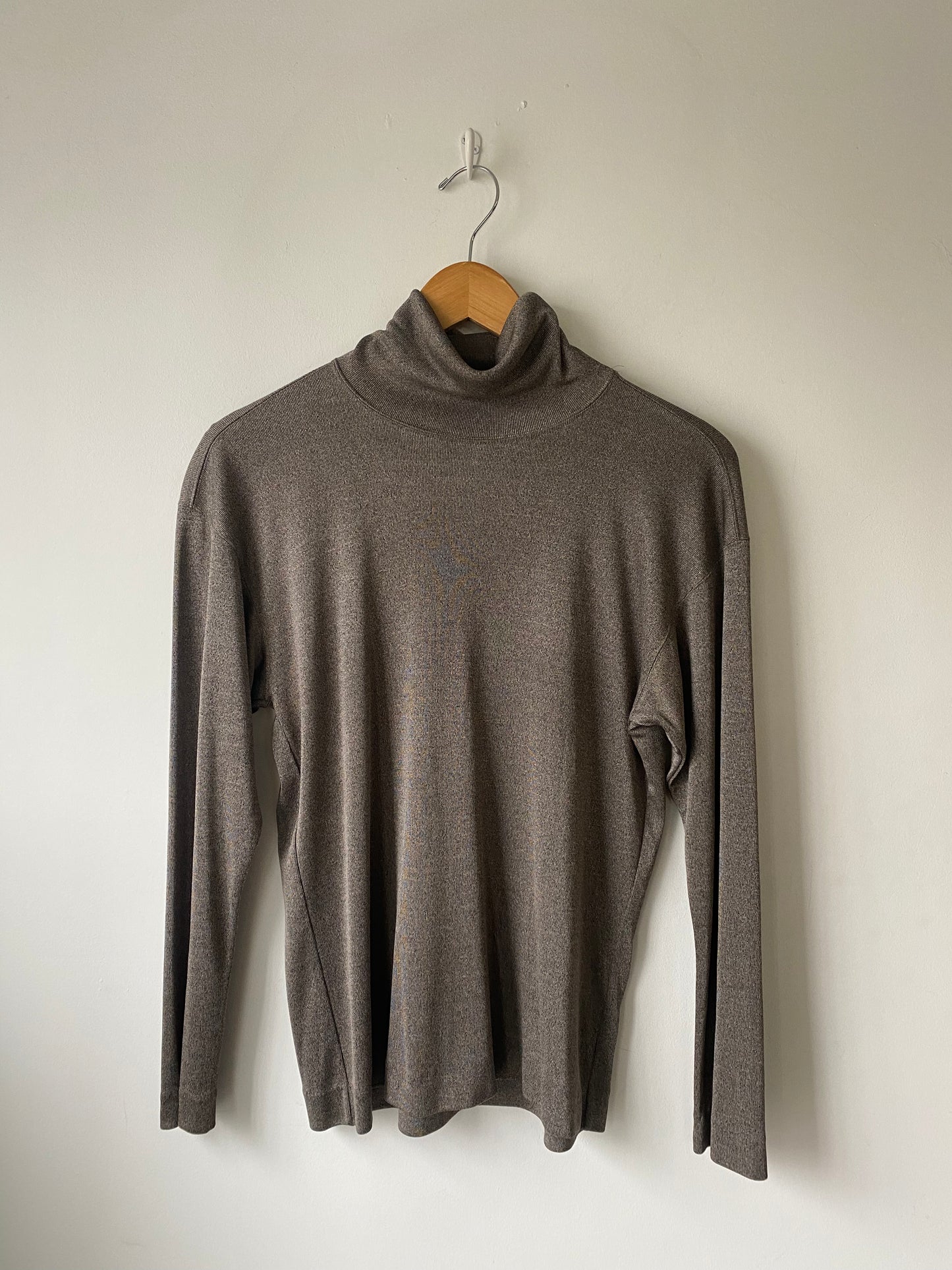 Vintage Issey Miyake Grey Brown Turtleneck - The Curatorial Dept.
