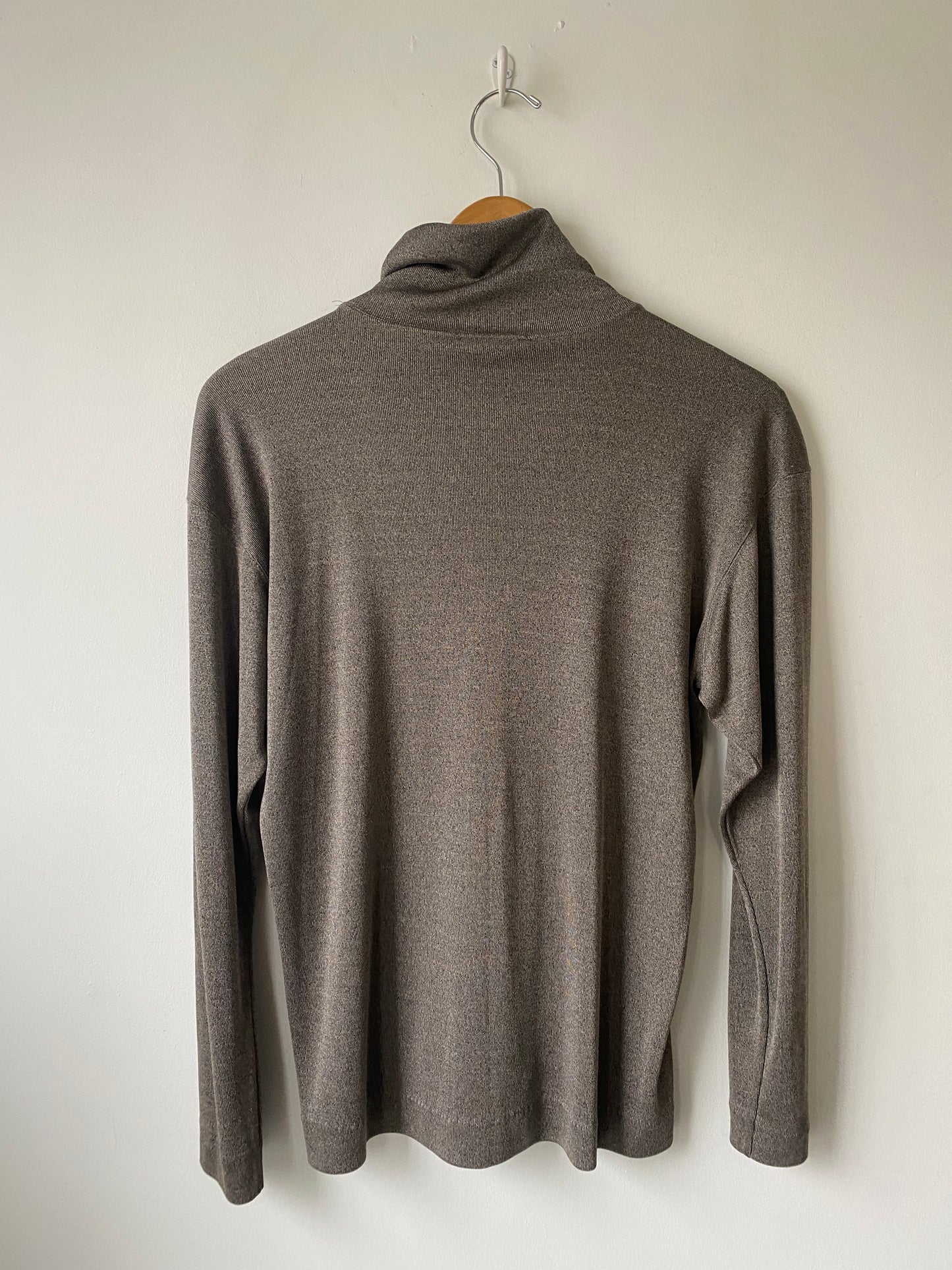 Vintage Issey Miyake Grey Brown Turtleneck - The Curatorial Dept.