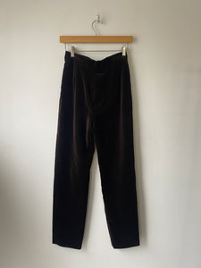 Vintage Givenchy Dark Brown Velvet Pants