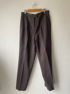 Jil Sander Brown Two Piece Pants Suit