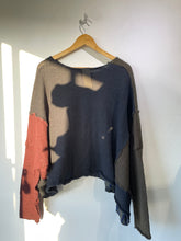 Wide Wool Patchwork German Sweater