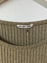 Vintage Helmut Lang Shiny Ribbed Bodycon Dress