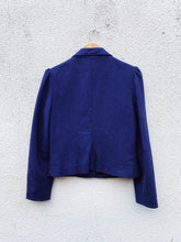 Vintage Sasson Charcoal Cropped Jacket - The Curatorial Dept.