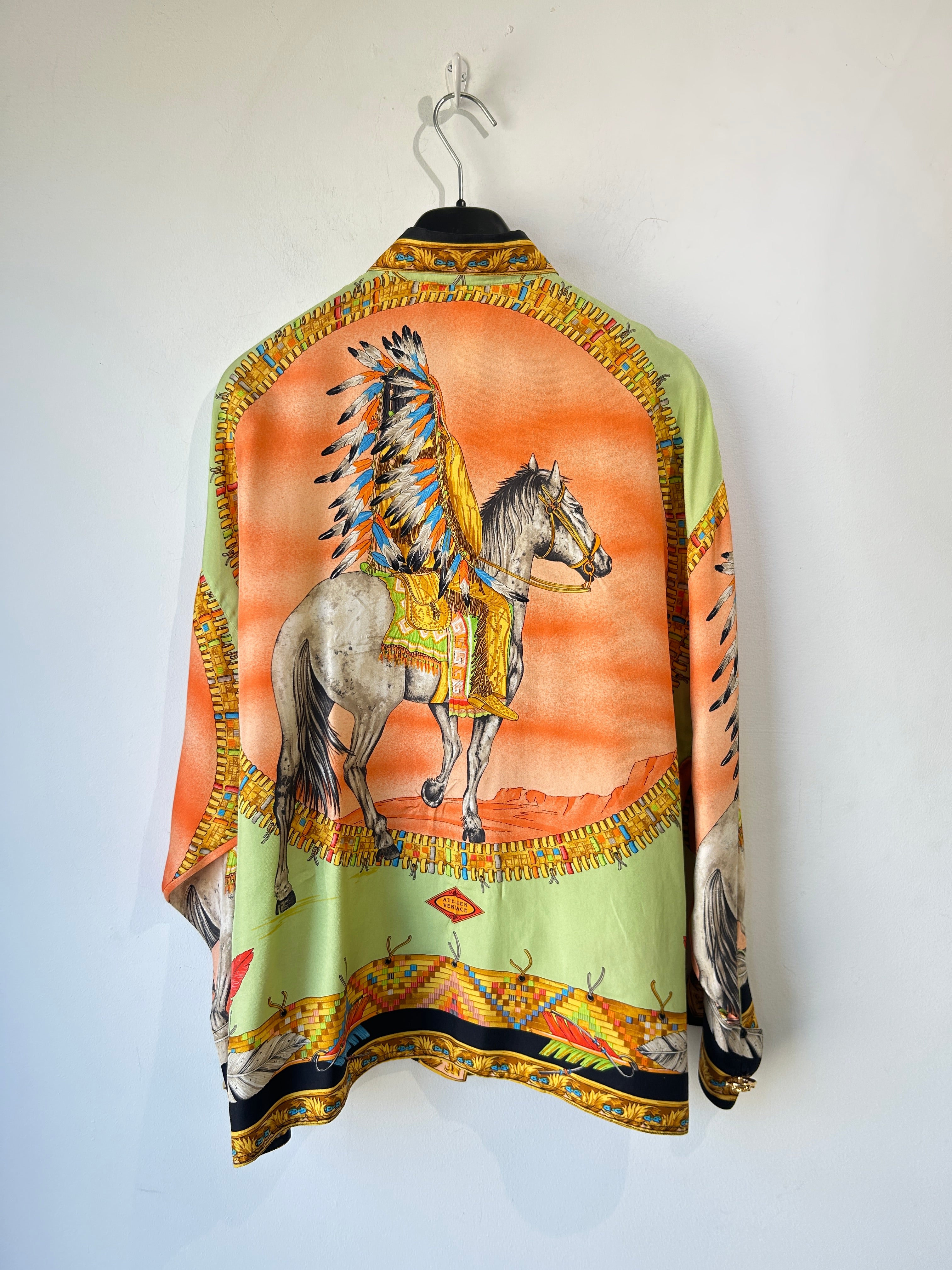 Vintage Gianni Versace Silk Printed Top – The Curatorial Dept.