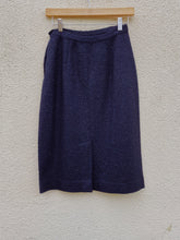 Vintage Black Wool Pencil Skirt - The Curatorial Dept.