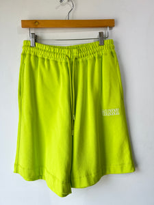Ganni Neon Green Shorts