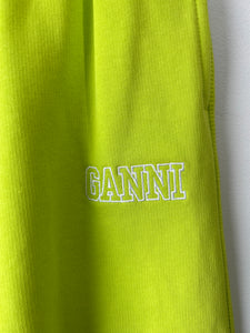 Ganni Neon Green Shorts