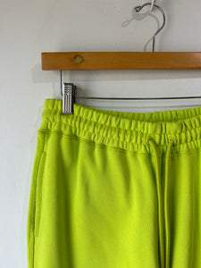 Ganni Neon Green Shorts