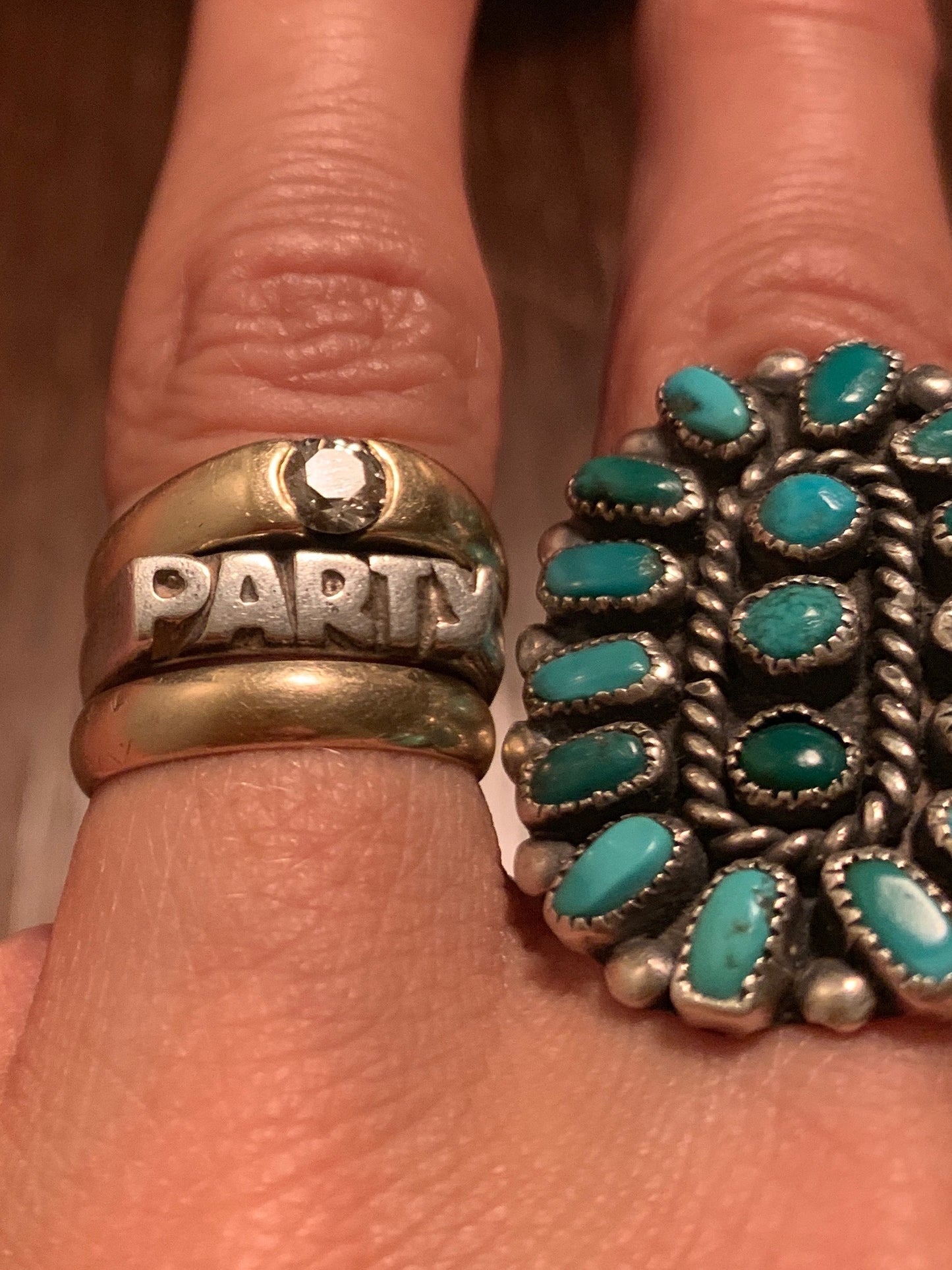 Party Ring in Sterling Silver or Brass - The Curatorial Dept.