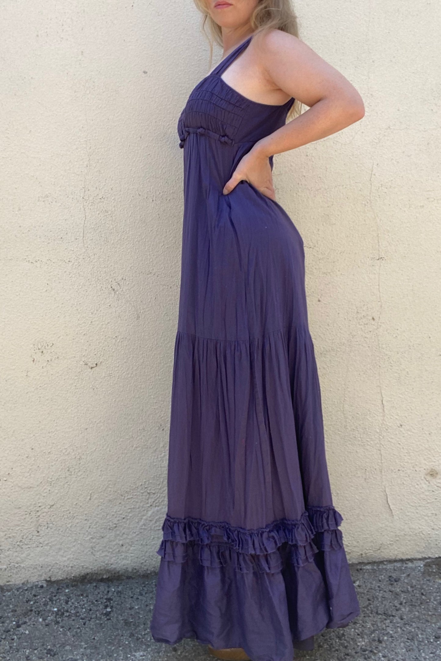 Tree Brand Purple Maxi Dress - The Curatorial Dept.