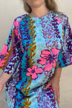 Vintage Hawaiian Floral Midi Dress - The Curatorial Dept.