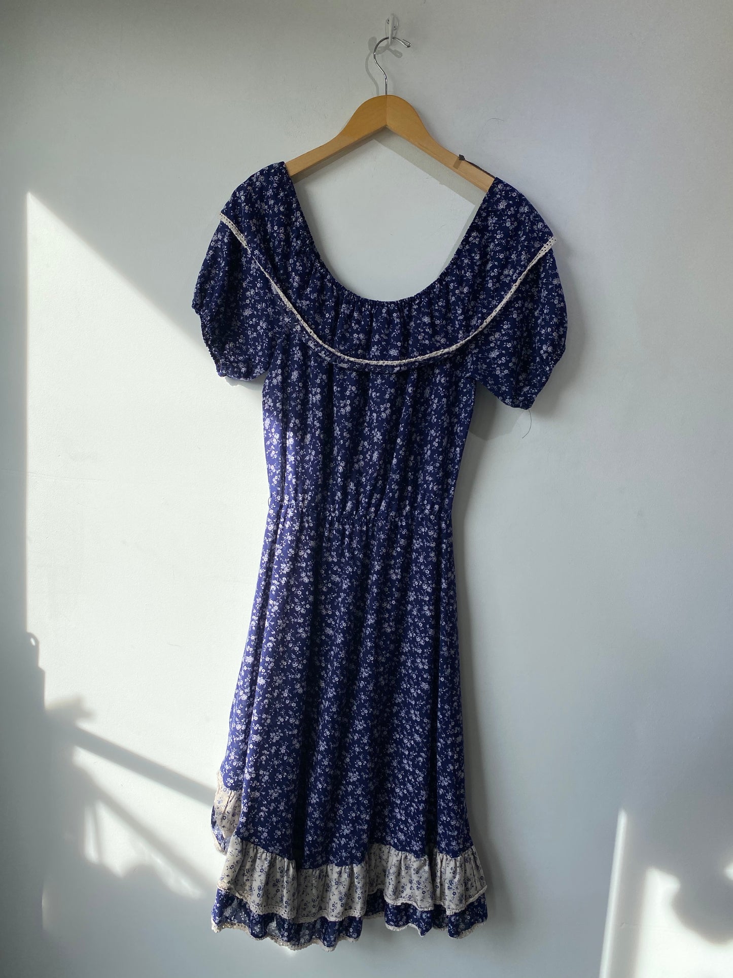 How Sweet it Is Blue Floral Dress - The Curatorial Dept.