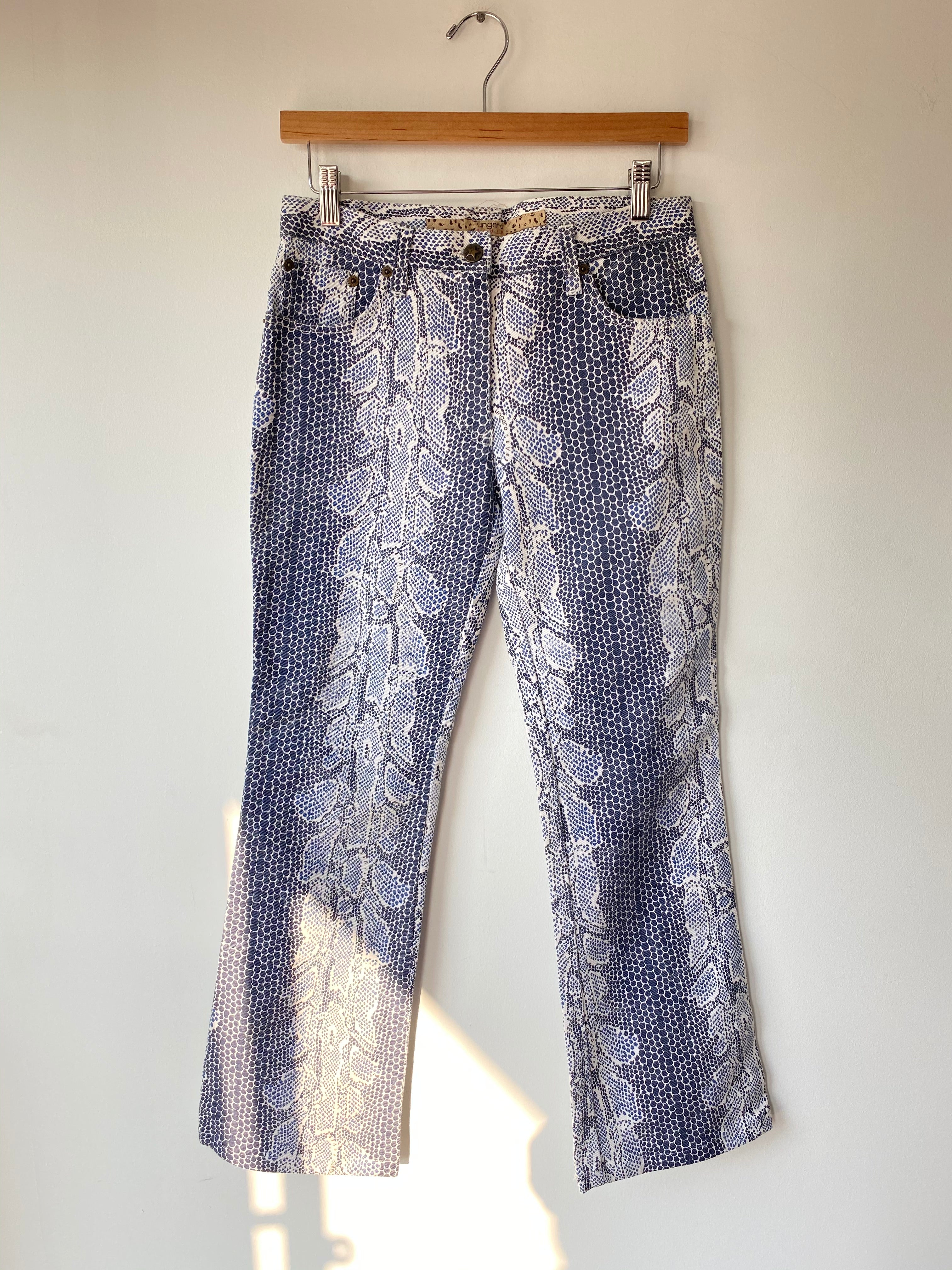 00s Ungaro Snake Print Pants – Luxie Vintage