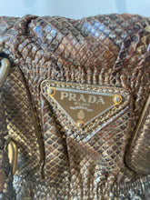 Vintage Prada Gold Snakeskin Bag