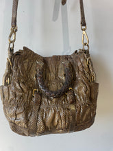 Vintage Prada Gold Snakeskin Bag