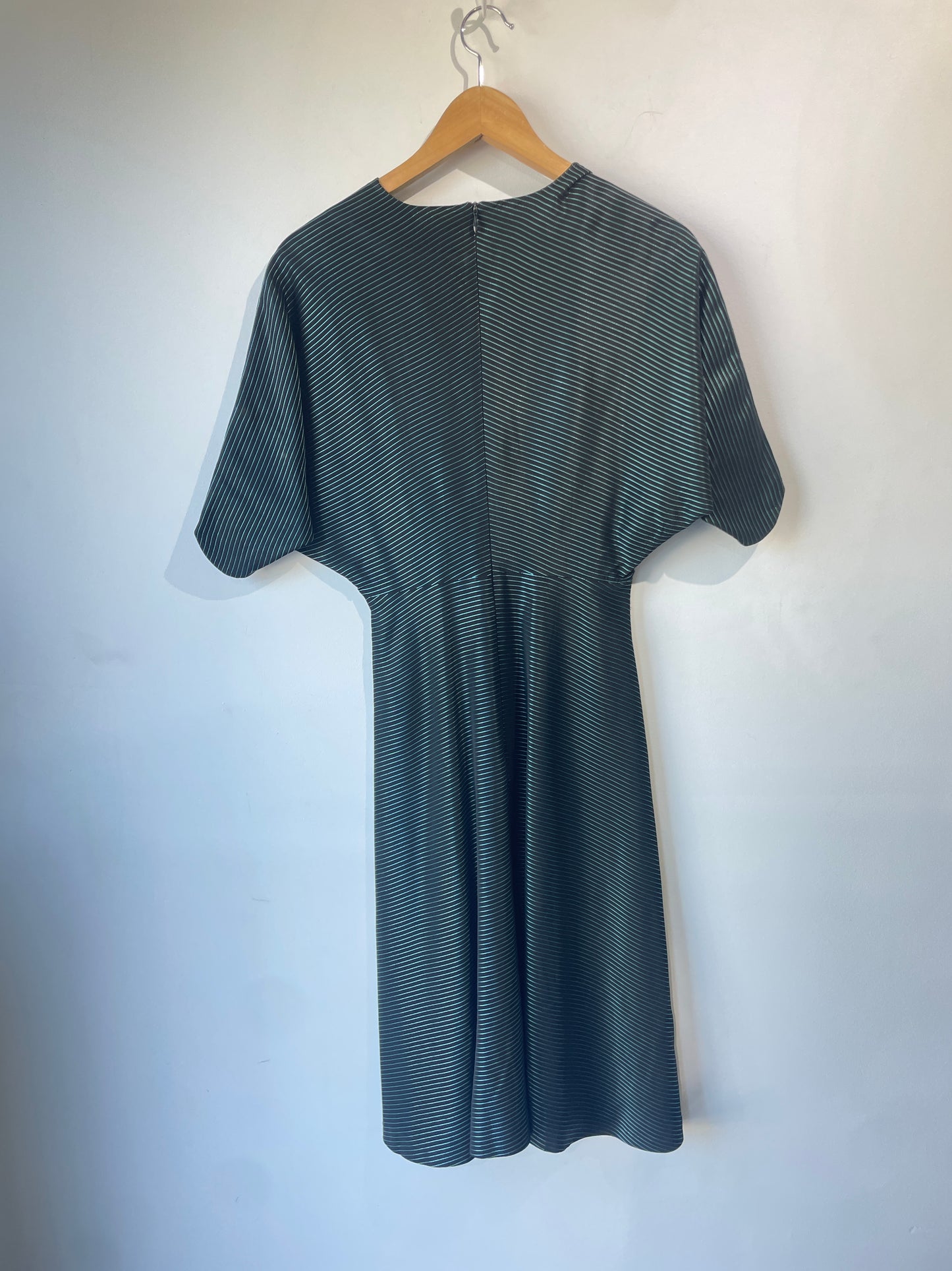 Vintage Bernhard Willhelm Blue Striped Dress - The Curatorial Dept.