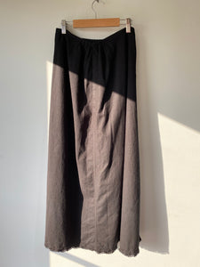 Vintage Overdyed Victorian Skirt with Lace - The Curatorial Dept.