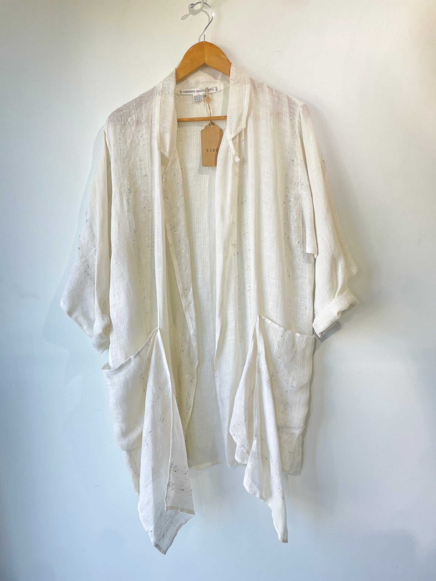 Vintage Umberto Ginocchietti Linen Duster - The Curatorial Dept.