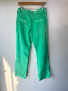 Mia Vesper Shiny Green Trousers