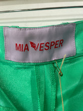 Mia Vesper Shiny Green Trousers