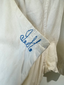 Vintage Embroidered Nurse Gown