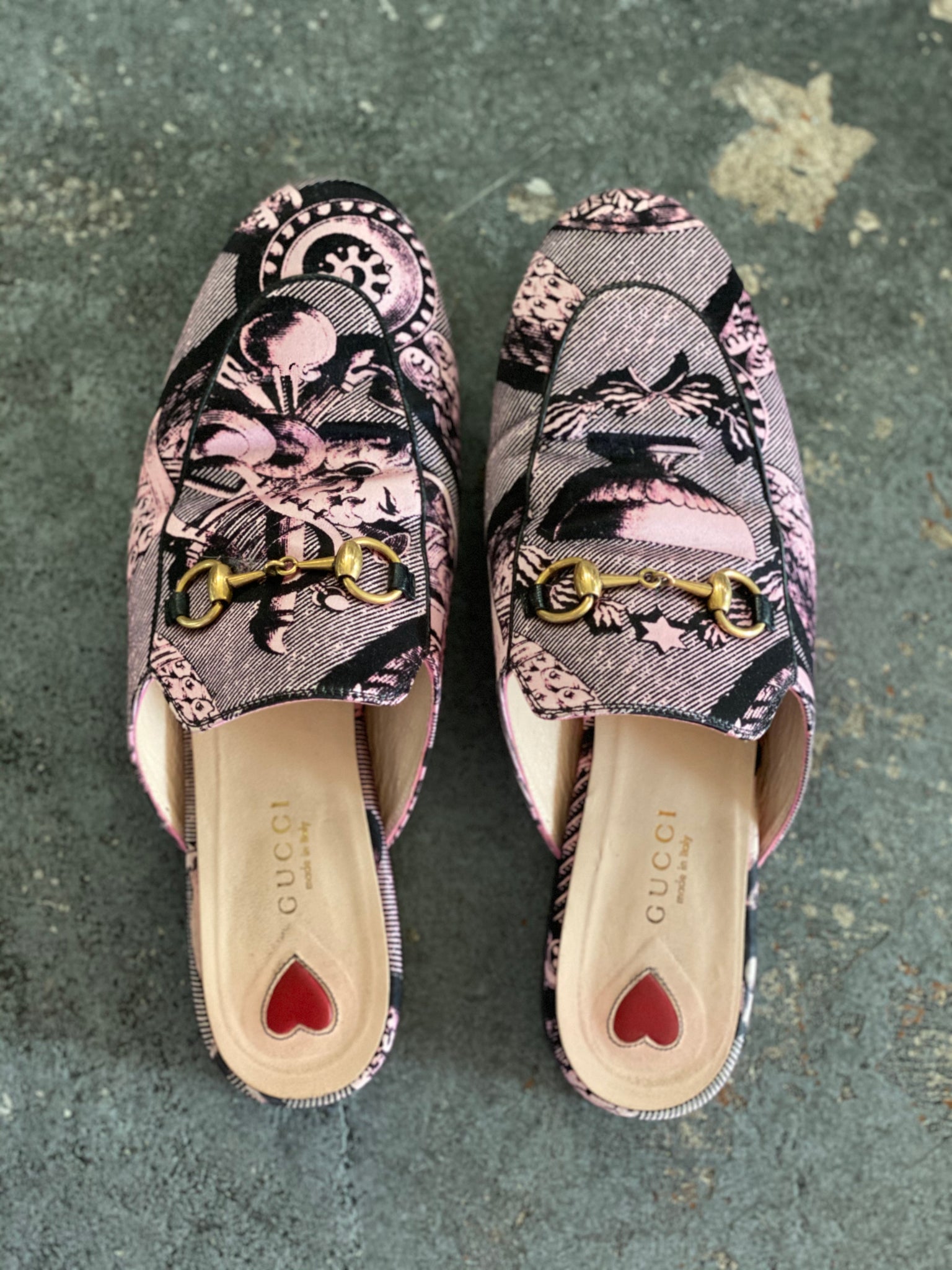 Gucci Princetown Pink Slides 37 – The Curatorial Dept.