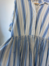 Casey Casey Blue Striped Dress