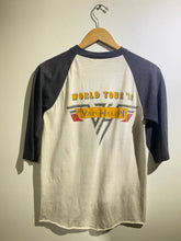 Vintage Van Halen World Tour 1981 Baseball Rock Tee