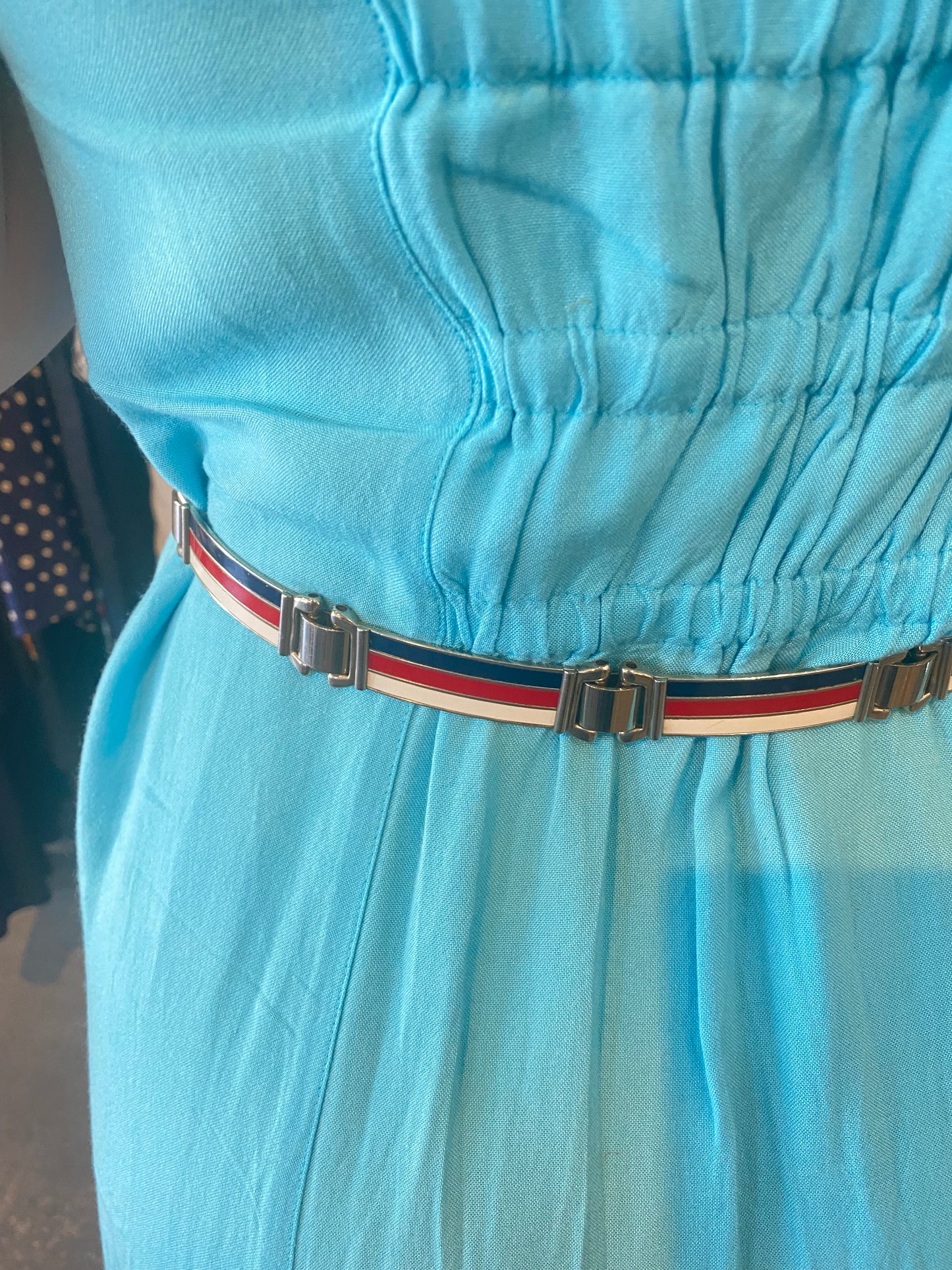 Vintage Gucci Enamel Metal Belt - The Curatorial Dept.