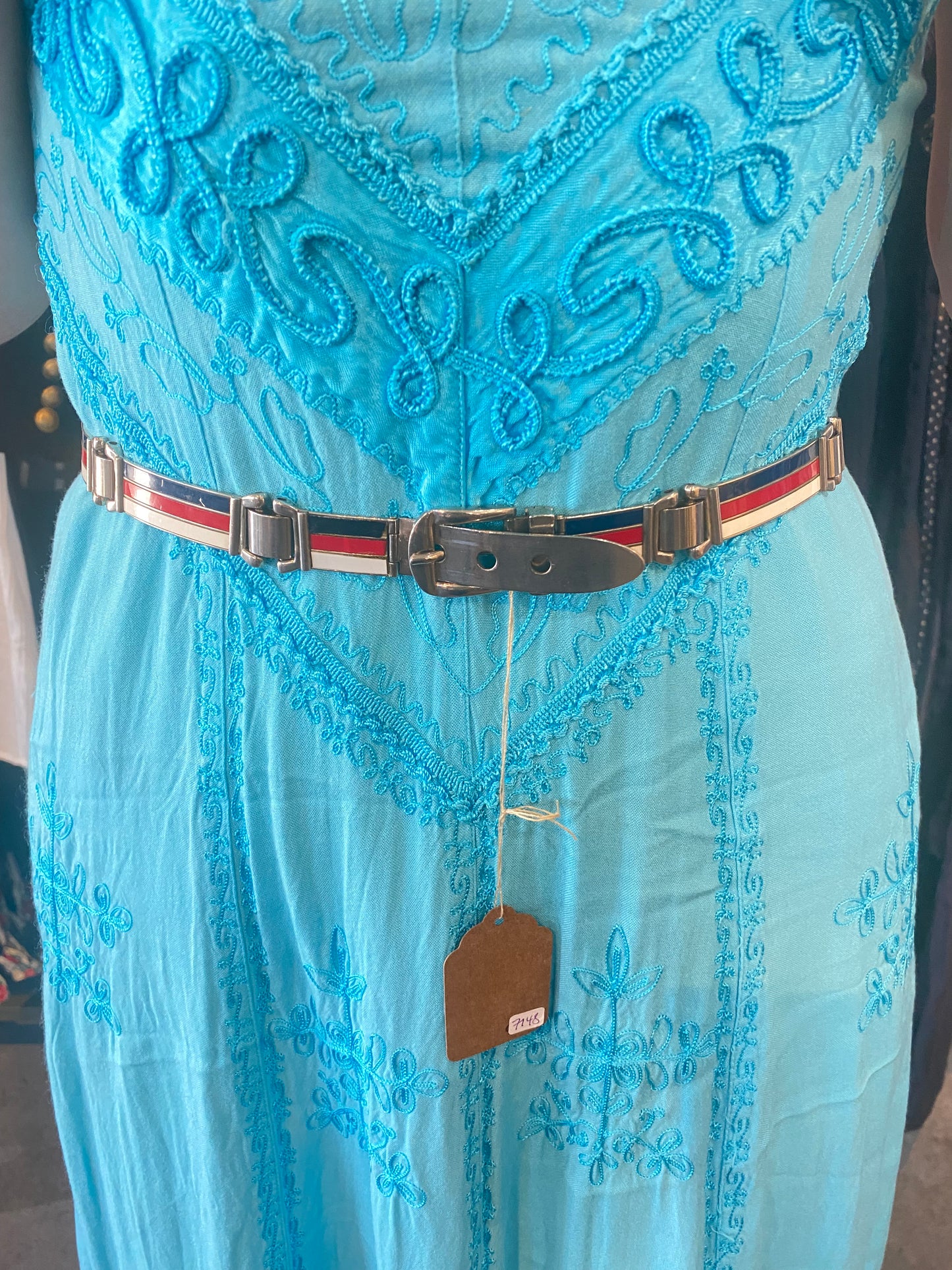 Vintage Gucci Enamel Metal Belt - The Curatorial Dept.