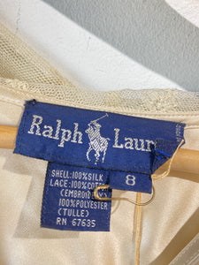 Vintage Ralph Lauren Silk and Lace Blouse