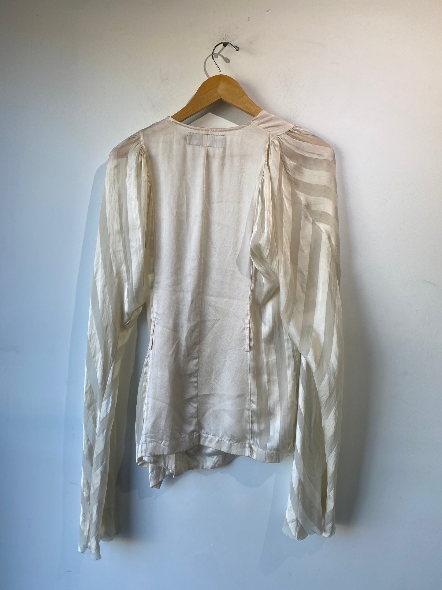 Pocket Venus White Silk Top - The Curatorial Dept.