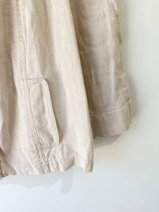 Vintage Charter Club Oatmeal Linen Jacket - The Curatorial Dept.