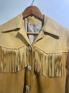 Vintage Suede Fringe Jacket