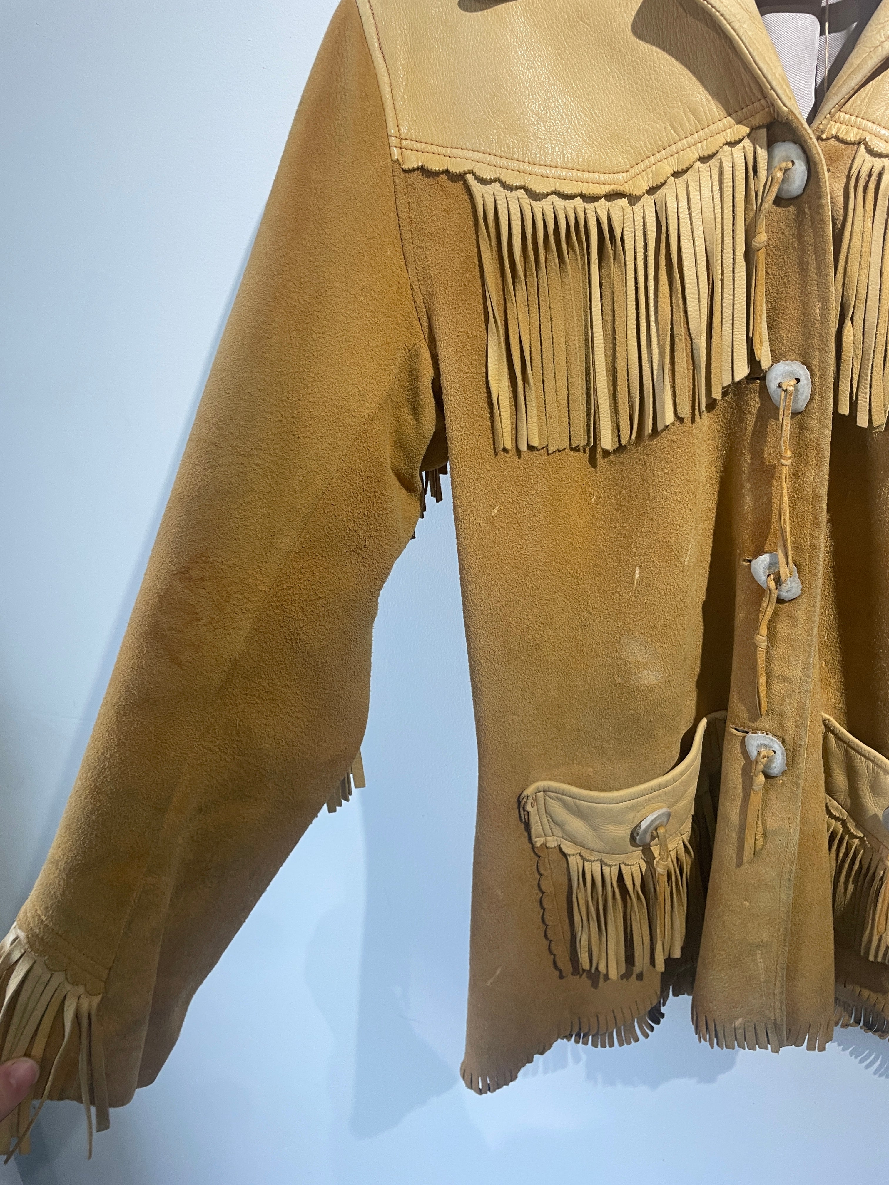 Vintage Suede Fringe Jacket – The Curatorial Dept.