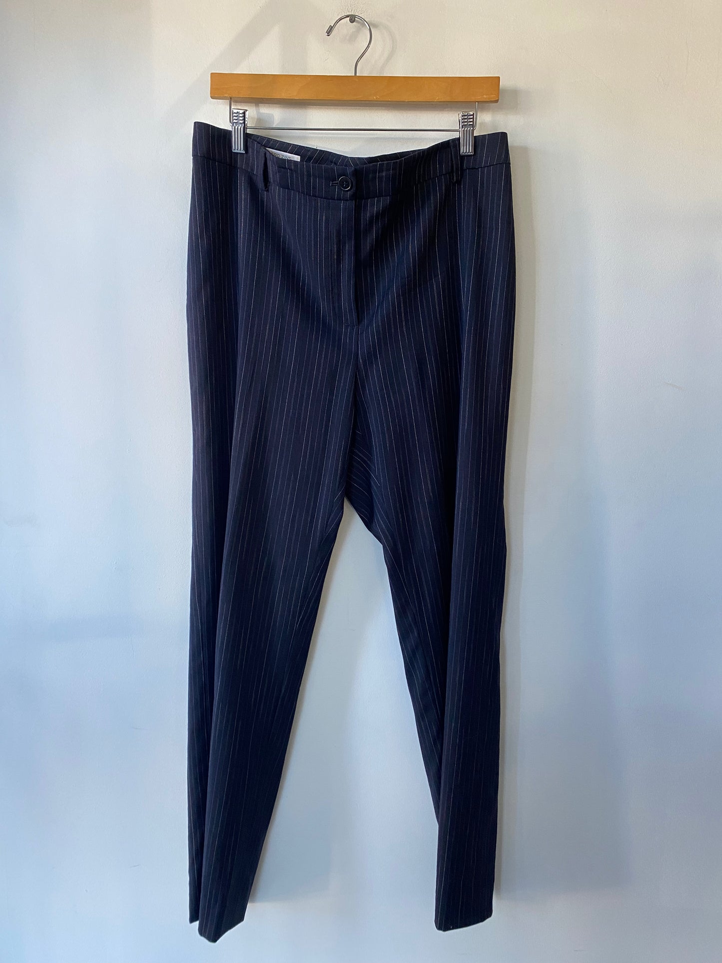 Vintage Bernard Zins Pinstripe Pants - The Curatorial Dept.